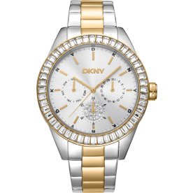 DKNY Nolita Multi Glitz Ø40mm, sølv/guld