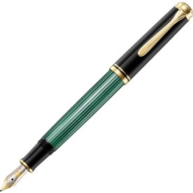 Pelikan Souverän 400 Fyldepen, EF, black/green