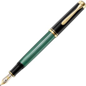 Pelikan Souverän 400 Fyldepen, F, black/green