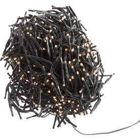 Klynge af Lyskæde m/600 LED, 12m, varm hvid