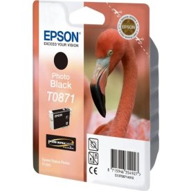 Epson nr.T0871/C13T08714010 blækpatron, sort, 5600