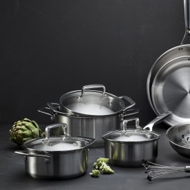 Morsø 79Nord Grydesæt i stål, 8 dele