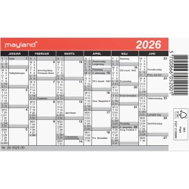Mayland 2026 Minikalender