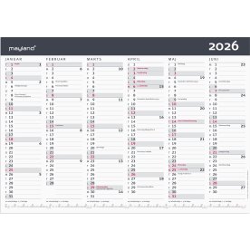 Mayland 2026 Kontorkalender Moderne, A3