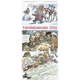 Mayland 2026 Familiekalender m. ill., 6 kol.
