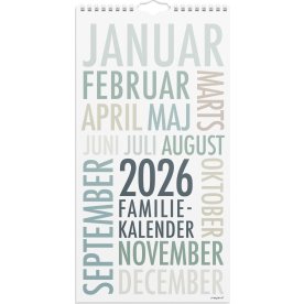 Mayland 2026 Familiekalender TrendArt