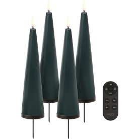 UYUNI LED Adventslys, 4 stk., Nordic Pine
