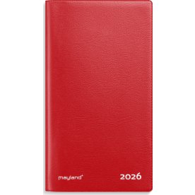 Mayland 2026 Index Planner, vinyl, rød