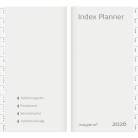Mayland 2026 Index Planner, refill + tfl.reg.