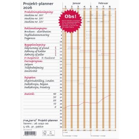 Mayland 2026 Projekt Planner, brun