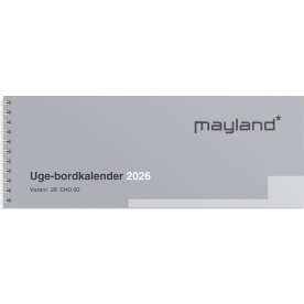 Mayland 2026 Uge bordkalender