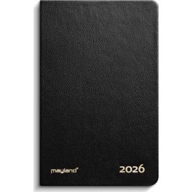 Mayland 2026 Lommekalender, kunstskind, sort