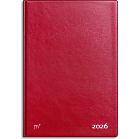 Mayland 2026 Diplomat Ugekalender, vinyl, rød