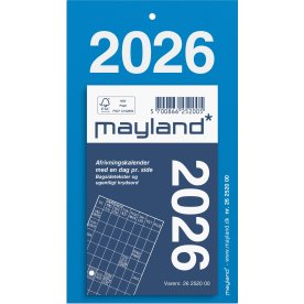 Mayland 2026 Afrivningskalender