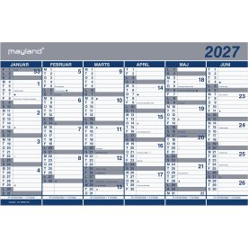 Mayland 2027 Dobbelt halvårskalender