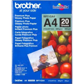 Brother Glossy inkjet fotopapir A4/260/20ark