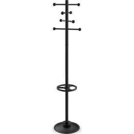 NAGA Saphir stumtjener med paraplyholder, sort