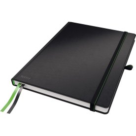 Leitz Complete Notesbog | A4 | Linjeret | Sort