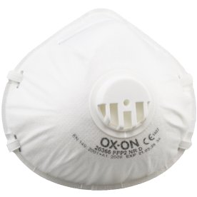 OX-ON Støvmaske Basic FFP2 NR D m/ventil, 20 stk.