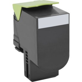 Lexmark 80C20K0 lasertoner, sort 1000 s.