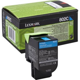 Lexmark 80C20C0 toner cyan 1000 s.