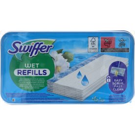 Swiffer Gulvmoppe Wet Refills, vådrengøring