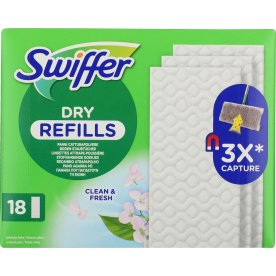Swiffer Gulvmoppe Dry Refills, tørrengøring