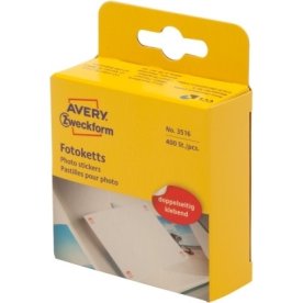 Avery 3516 Fotoklistermærker, 12x12mm, 400 stk.