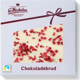 Sv. Michelsen Chokoladebrud Hvid & Hindbær 90g