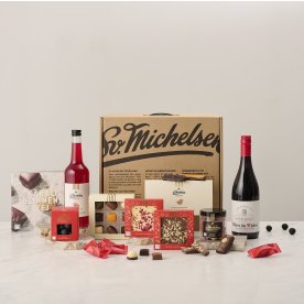 Sv. Michelsen Gaveæske m. Chokolade, Saft & Vin
