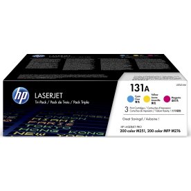 HP no 131A U0SL1AM lasertoner, sampak CYM