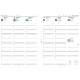 Filofax 2026 Refill | A4 | Uge | 5 sprog