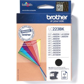 Brother LC223BK blækpatron, sort, 550s