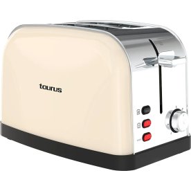 Taurus Brødrister Vintage 2 Skiver, Cream