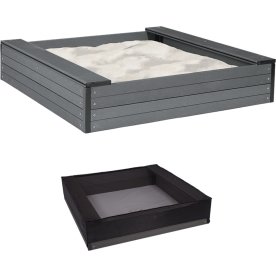 NORDIC PLAY Sandkasse m/net 120x120 cm, WPC