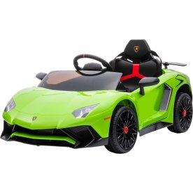 NORDIC PLAY Elbil Lamborghini Aventado, 12V, grøn