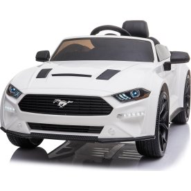 NORDIC PLAY Elbil Ford Mustang, 2x12V, hvid