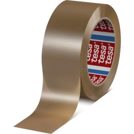 tesa Standard Pakketape | PET | 50mm x 132m | Brun