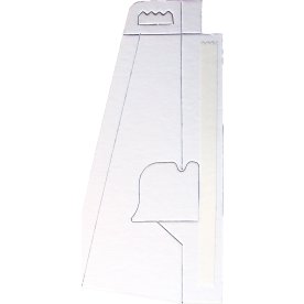 Base til Print & klæb display | A4 | Hvid
