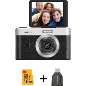 KODAK Digitalt Kamera Pixpro C1 CMOS 5x 16MP, sort