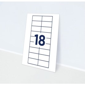 Badgepoint Printbare indstik 65x30mm, til Polar 30