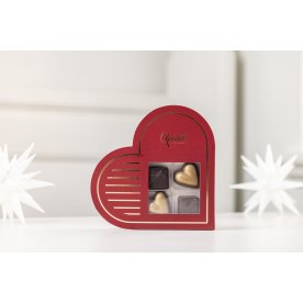 Xocolatl Red Heart 4 stk, 38g