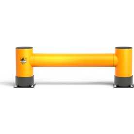 Rack-Mammut påkørselsværn t/reolende, enkel, 1,2 m