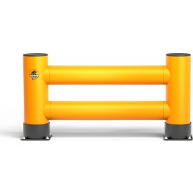 Rack-Mammut påkørselsværn t/reolende,dobbelt,1,2 m