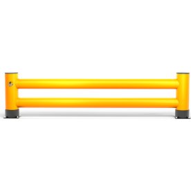 Rack-Mammut påkørselsværn t/reolende,dobbelt,2,5 m