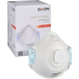 OX-ON Støvmaske Comfort FFP2 NR D m/ventil, 10 stk