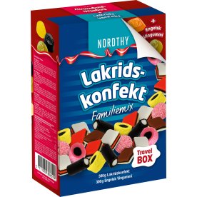 Lakridskonfekt, Engelsk Vingummi, 600g