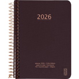 Kozo 2026 Kalender | A6 | Uge | Coffee