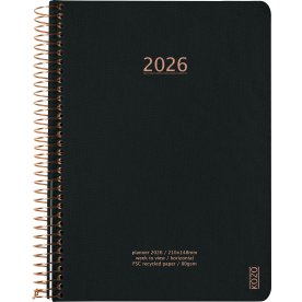Kozo 2026 Kalender | A5 | Uge | Black