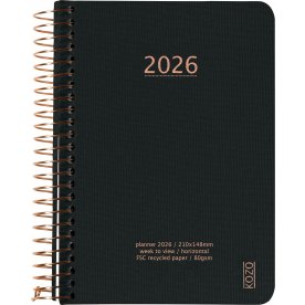Kozo 2026 Kalender | A6 | Uge | Black